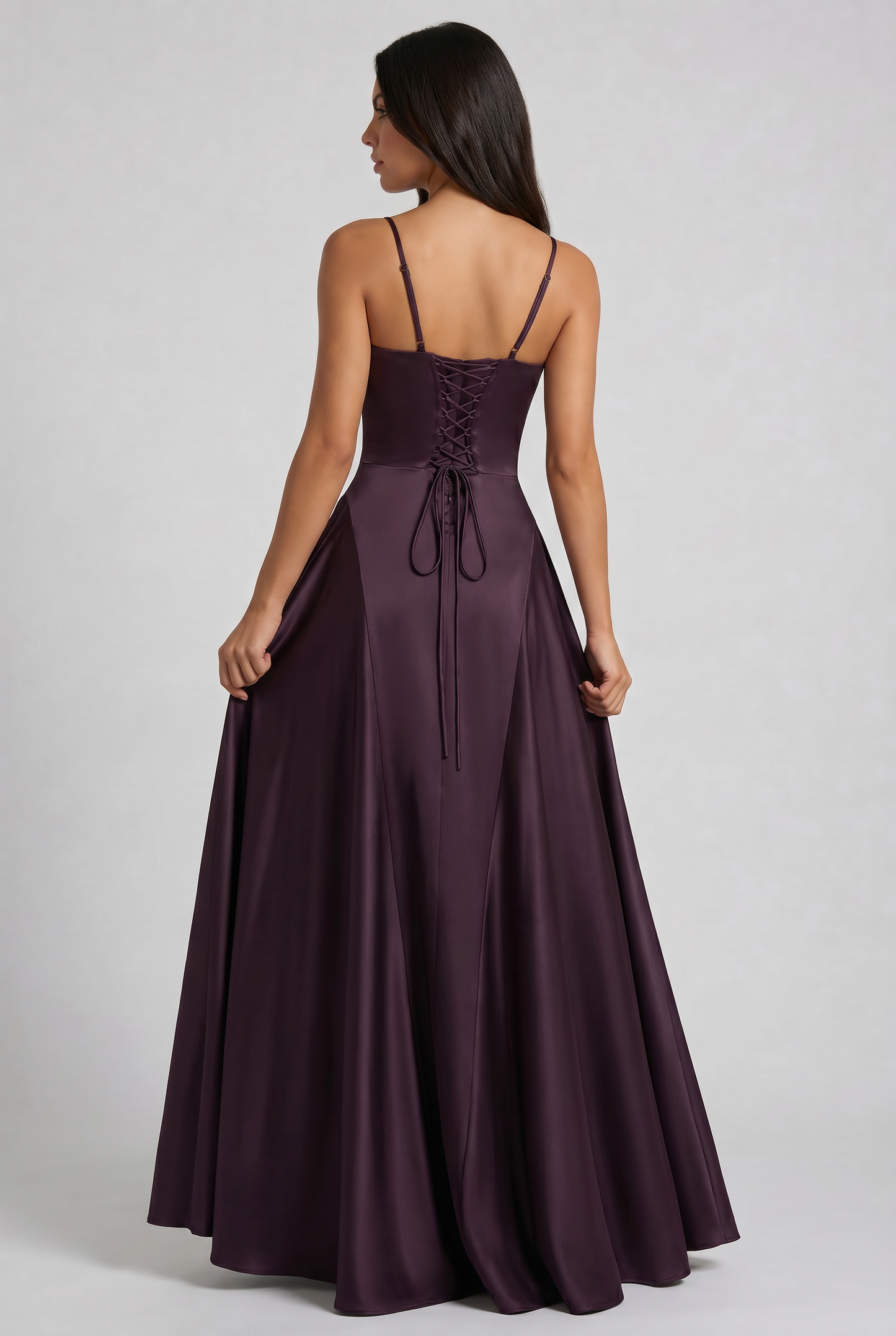 Women's Satin Halter Cocktail Maxi Dress for Summer Evenings