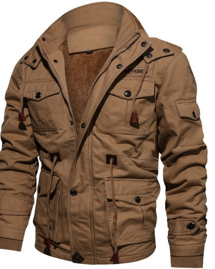 Men's Fleece Lined Insulated Waterproof Winter Jacket