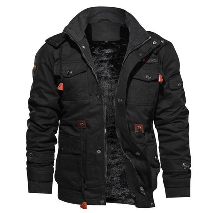 Men's Fleece Lined Insulated Waterproof Winter Jacket