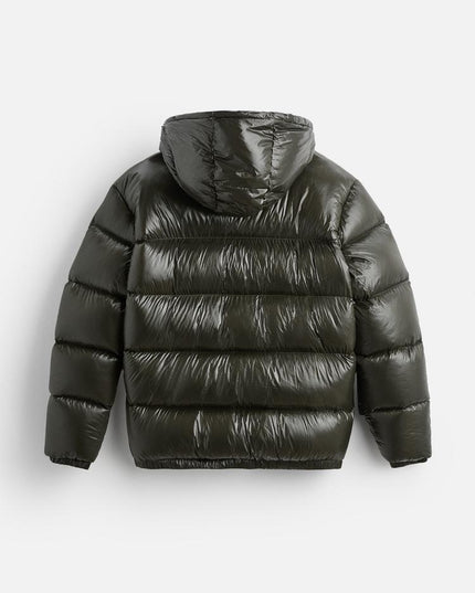 Men's Hooded Oversized Water Resistant Quilted Jacket