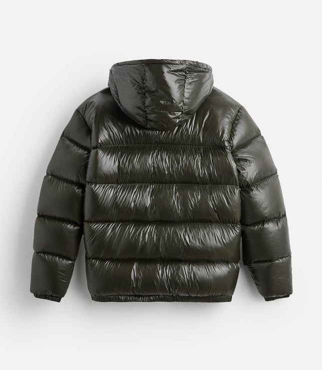 Men's Hooded Oversized Water Resistant Quilted Jacket
