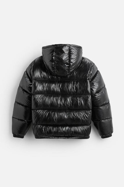 Men's Hooded Oversized Water Resistant Quilted Jacket