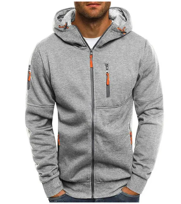 Men's Layering Fleece Jacket, Zip Up Regular Fit
