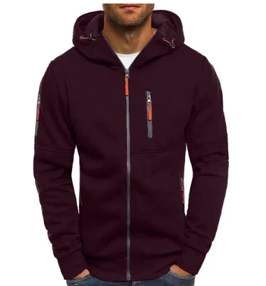 Men's Layering Fleece Jacket, Zip Up Regular Fit