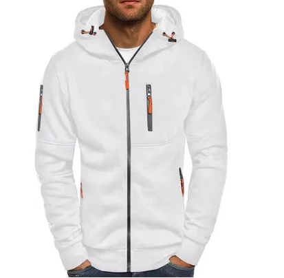 Men's Layering Fleece Jacket, Zip Up Regular Fit