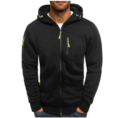 Men's Layering Fleece Jacket, Zip Up Regular Fit