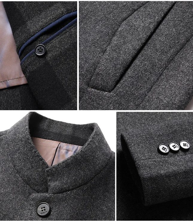 Men's Winter Parka Coat, Quilted Water Resistant and Insulated