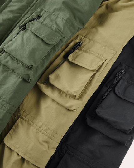 Men's Winter Parka Jacket, Quilted Waterproof and Insulated