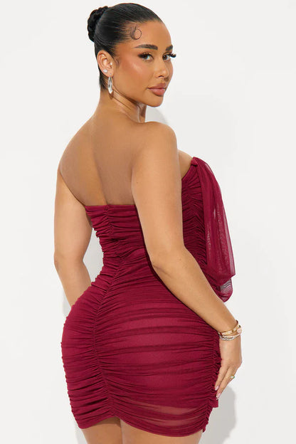 Women's Bodycon Square Neck Mini Dress Party Cocktail