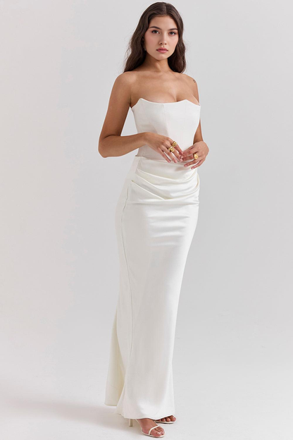 Women's Floral V-Neck Flowy Boho Summer Maxi Dress