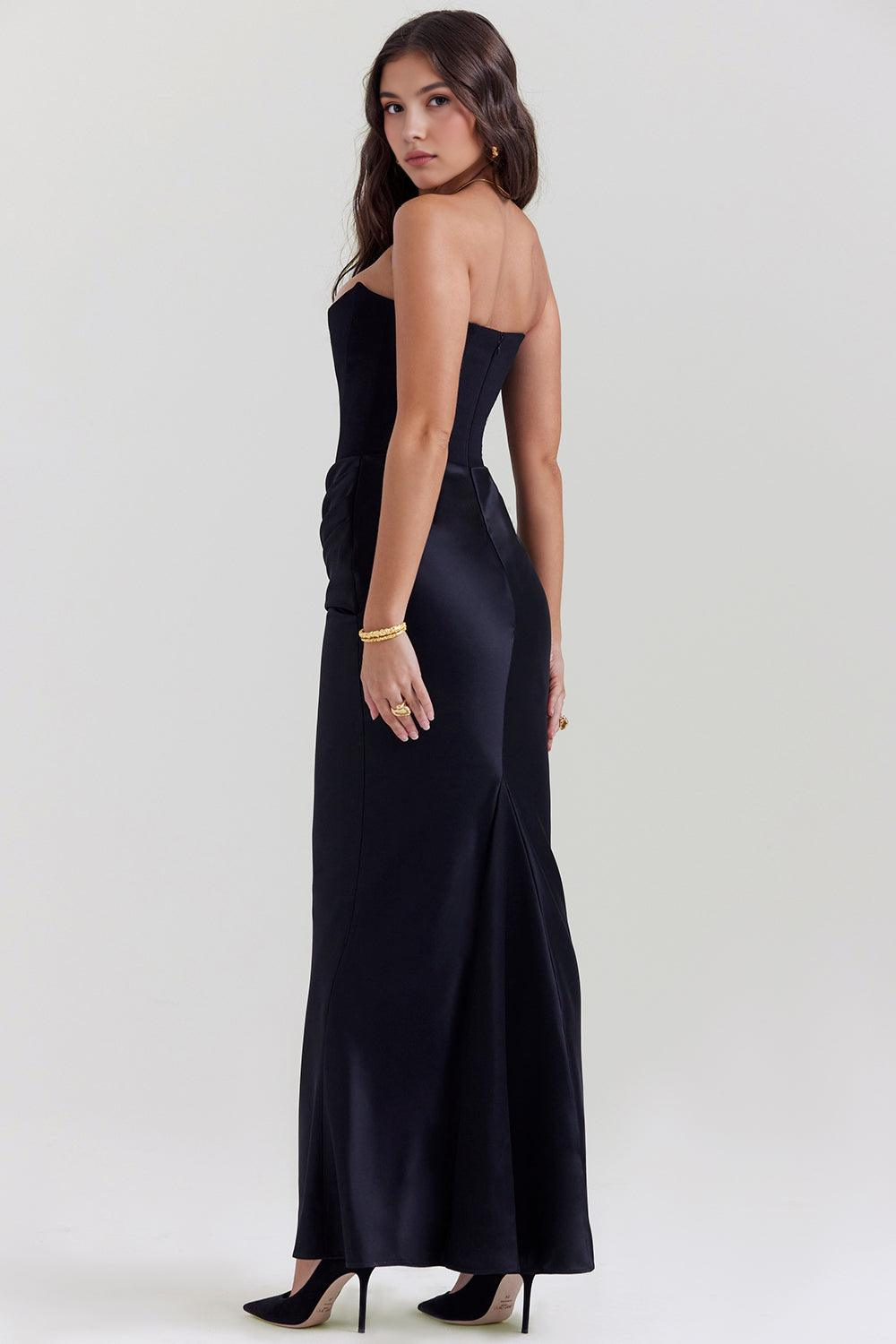 Women's Floral V-Neck Flowy Boho Summer Maxi Dress