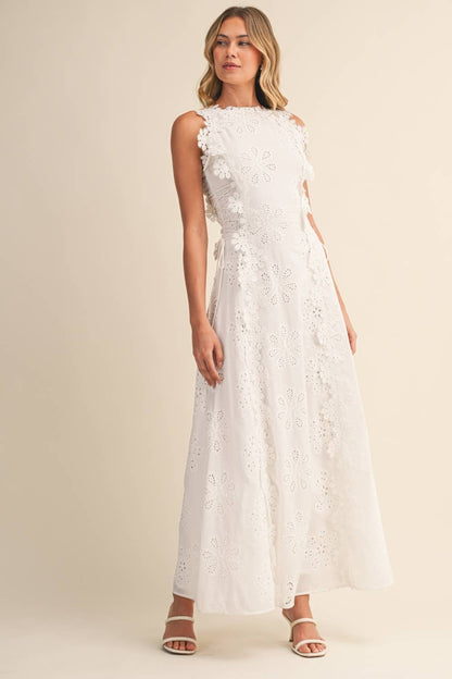 Women's Halter Neck Flowy Summer Maxi Dress for Wedding Guests