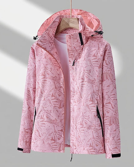 Women's Hooded Insulated Waterproof Winter Rain Jacket