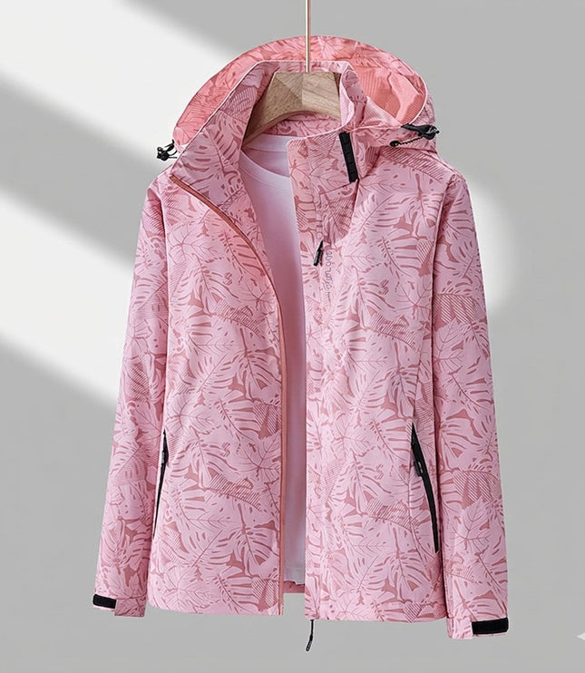 Women's Hooded Insulated Waterproof Winter Rain Jacket