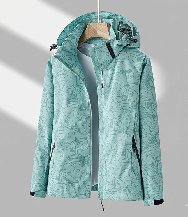 Women's Hooded Insulated Waterproof Winter Rain Jacket