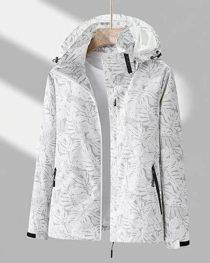 Women's Hooded Insulated Waterproof Winter Rain Jacket