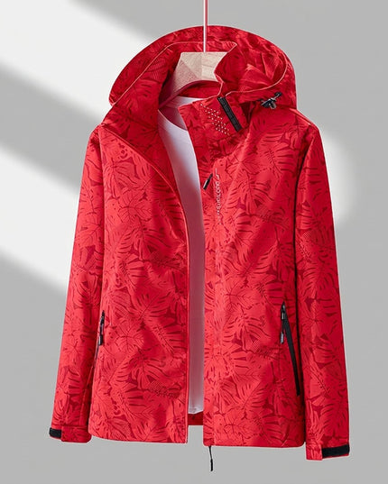 Women's Hooded Insulated Waterproof Winter Rain Jacket
