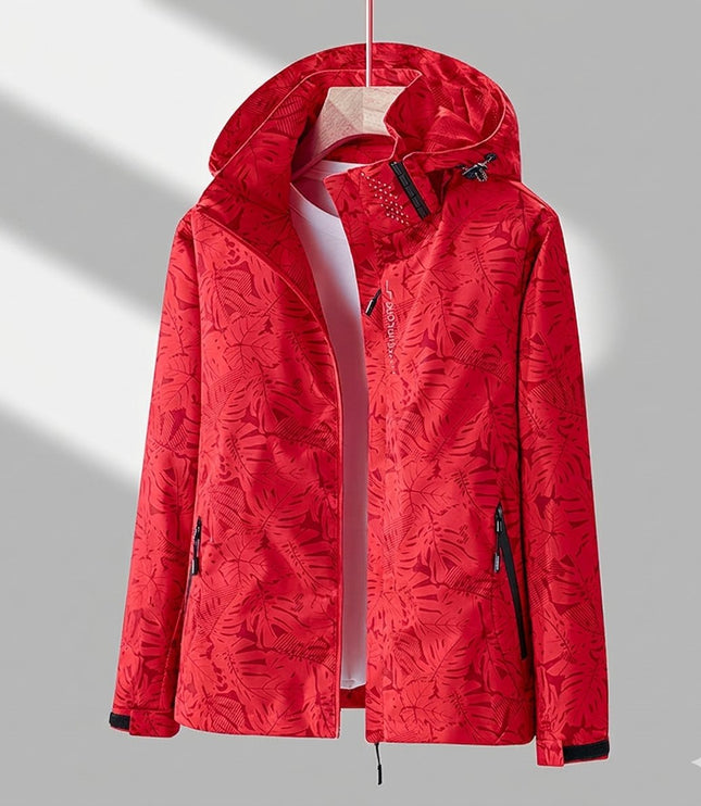 Women's Hooded Insulated Waterproof Winter Rain Jacket