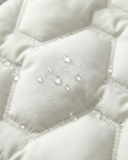 Women's Hooded Quilted Insulated Longline Down Coat
