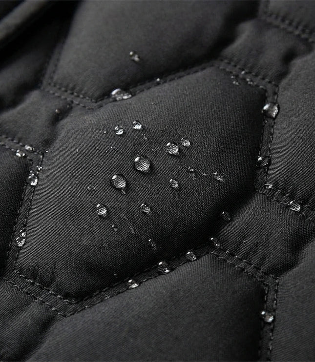 Women's Hooded Quilted Insulated Longline Down Coat