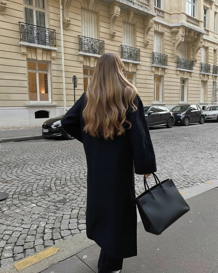 Women's Long Maxi Tailored Double Breasted Duster Coat