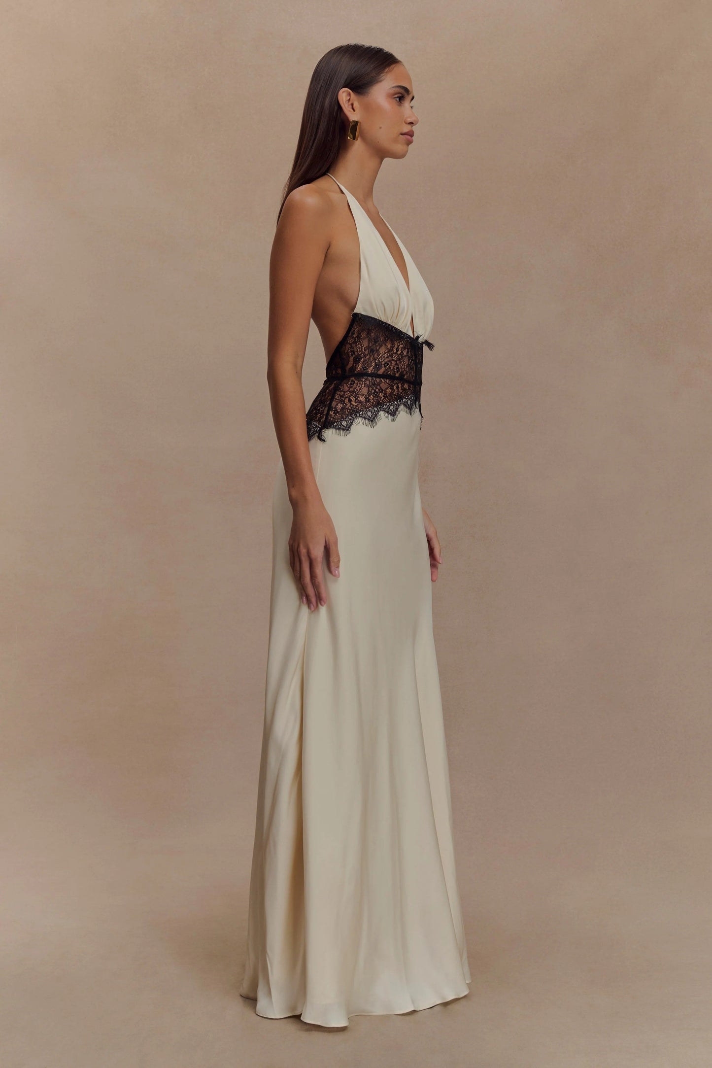 Women's Polka Dot V-Neck Wedding Guest Summer Maxi Dress