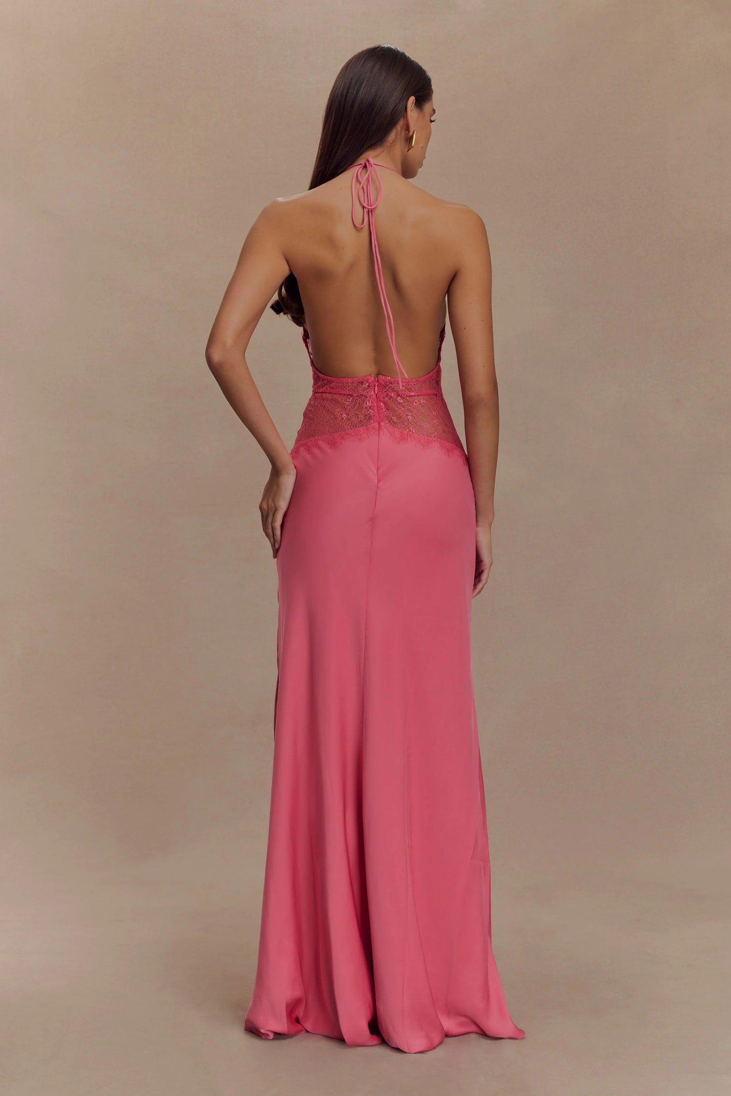 Women's Polka Dot V-Neck Wedding Guest Summer Maxi Dress