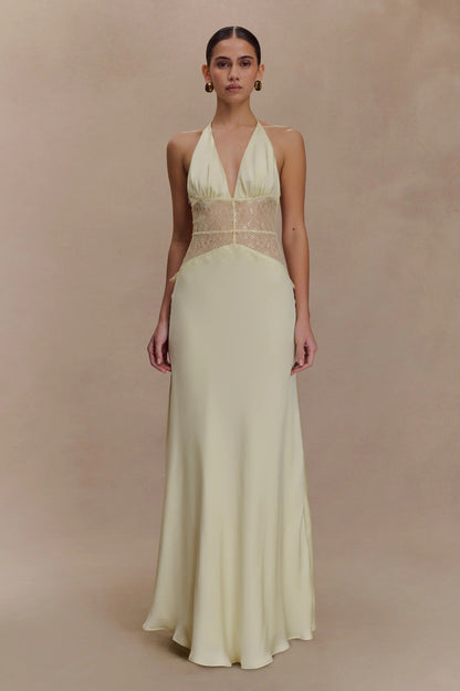 Women's Polka Dot V-Neck Wedding Guest Summer Maxi Dress