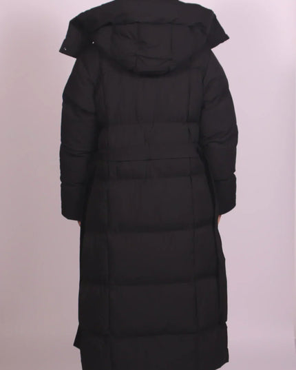 Women's Quilted High Collar Long Oversized Puffer Coat