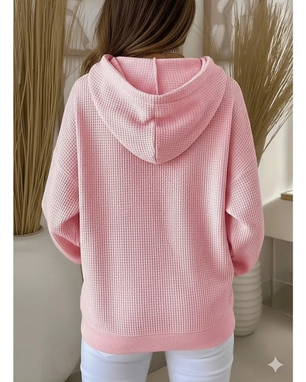 Women's Relaxed Fit Pullover Hoodie with Oversized Pouch Pocket