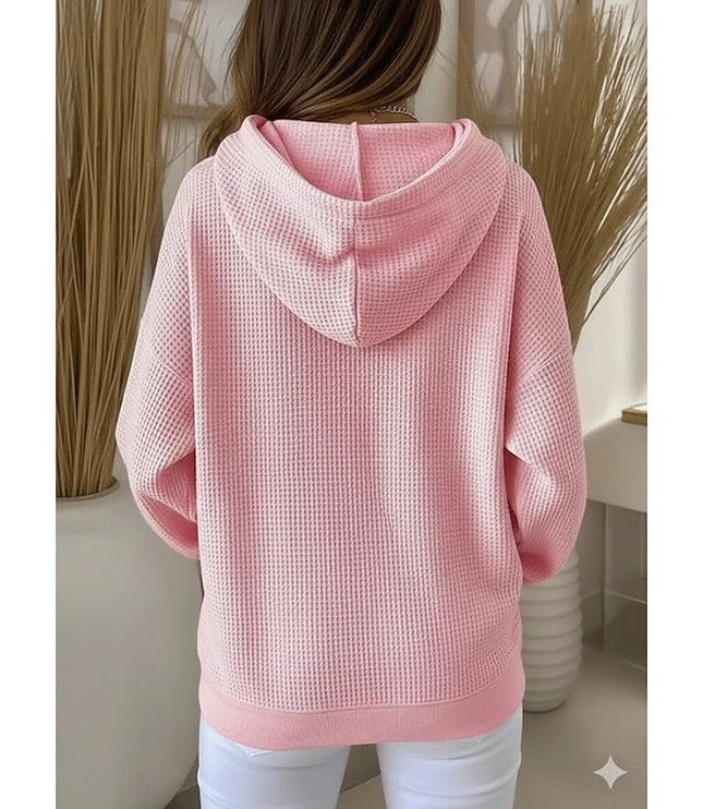 Women's Relaxed Fit Pullover Hoodie with Oversized Pouch Pocket