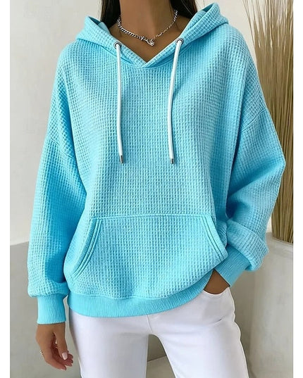 Women's Relaxed Fit Pullover Hoodie with Oversized Pouch Pocket