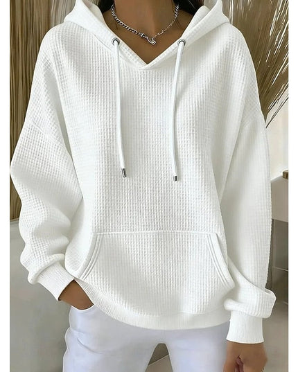 Women's Relaxed Fit Pullover Hoodie with Oversized Pouch Pocket