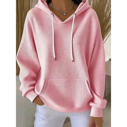 Women's Relaxed Fit Pullover Hoodie with Oversized Pouch Pocket