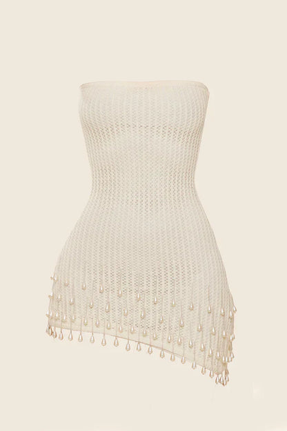 Women's Satin Square Neck Mini Dress Summer Cocktail