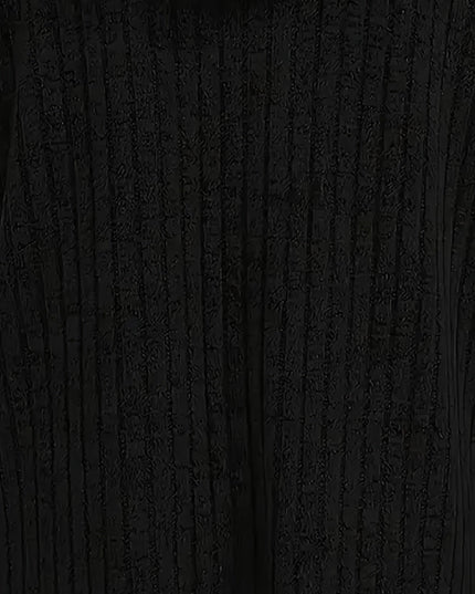 Women's Textured Drawstring Hooded Full Zip Jacket