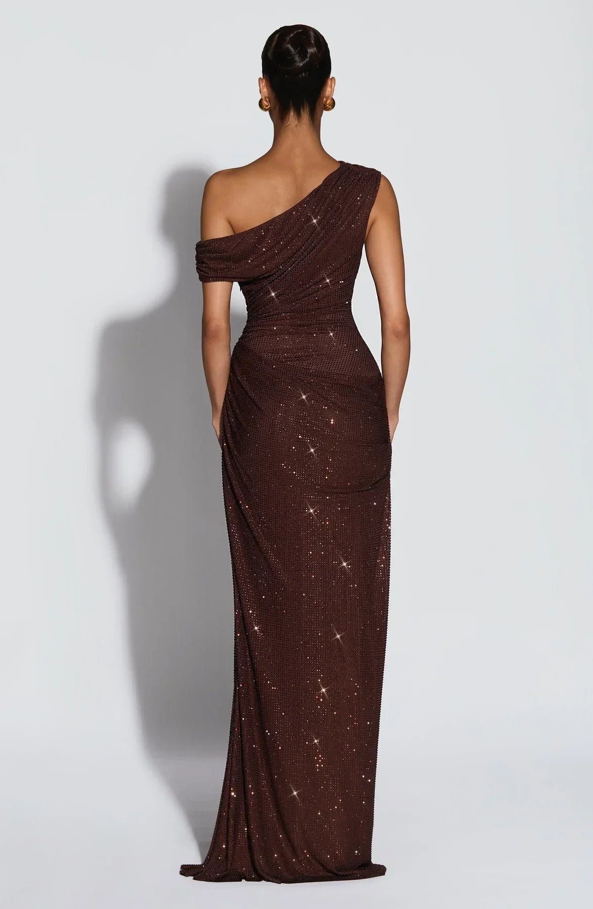 Women's V-Neck Sleeveless Flowy Maxi Wedding Guest Dress