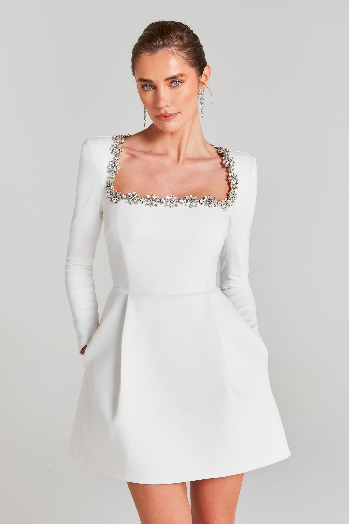 Women's Velvet Mini Cocktail Party Dress for Events