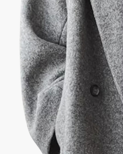 Women's Warm Wool Blend Collared Long Winter Coat