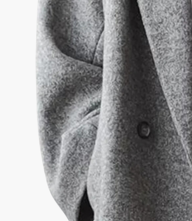 Women's Warm Wool Blend Collared Long Winter Coat