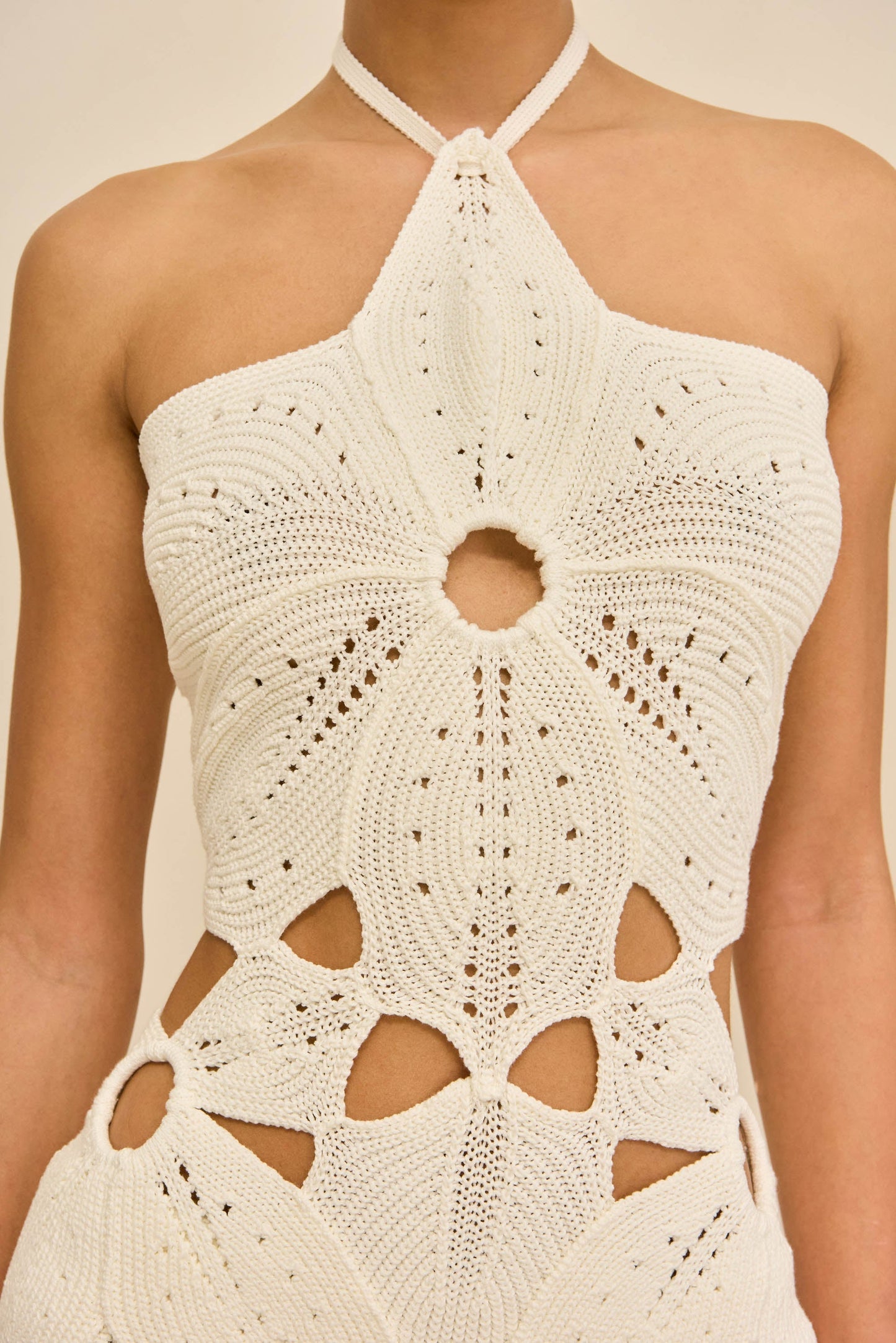 Women's White Square Neck Off-Shoulder Mini Dress