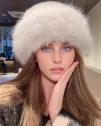 Women's Winter Trapper Hat, Knit Ear Flap Cold Weather