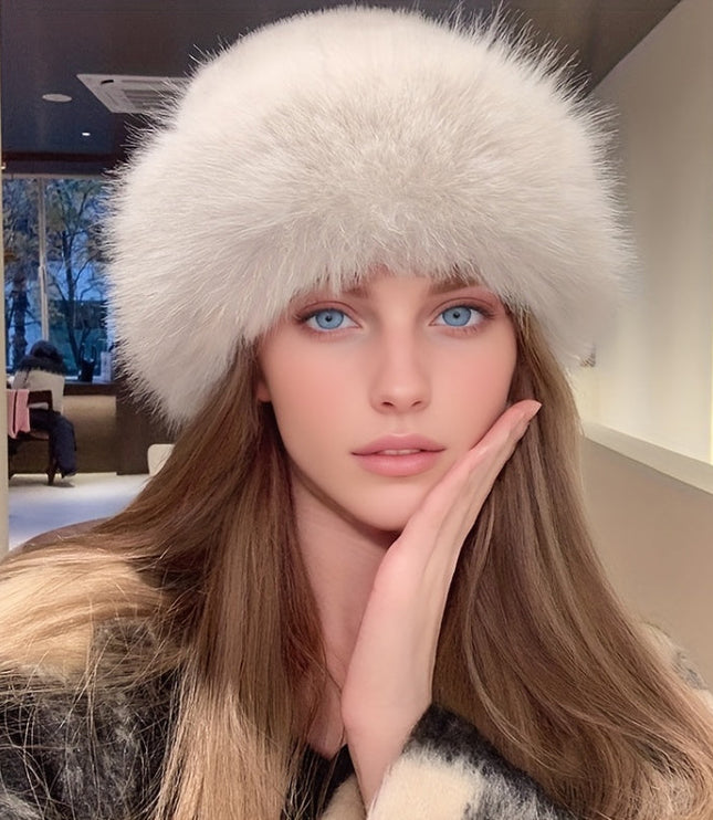 Women's Winter Trapper Hat, Knit Ear Flap Cold Weather